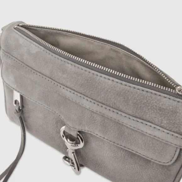 Rebecca Minkoff Gray Crossbody Bag with Chain Strap and Tassels - Picture 2 of 6